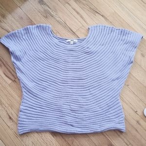 Sweater short sleeved fitted